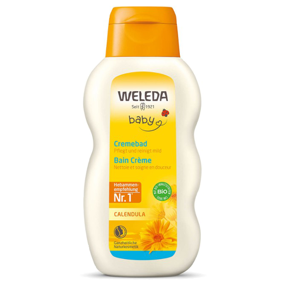 Weleda Baby Calendula Cremebad Flasche 200 ml