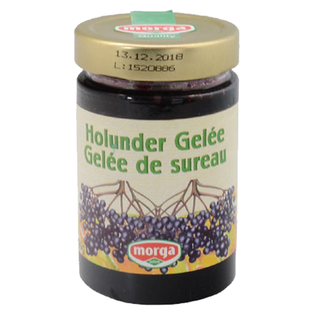 Morga Konfitüre Holundergelée schwarz 350 g