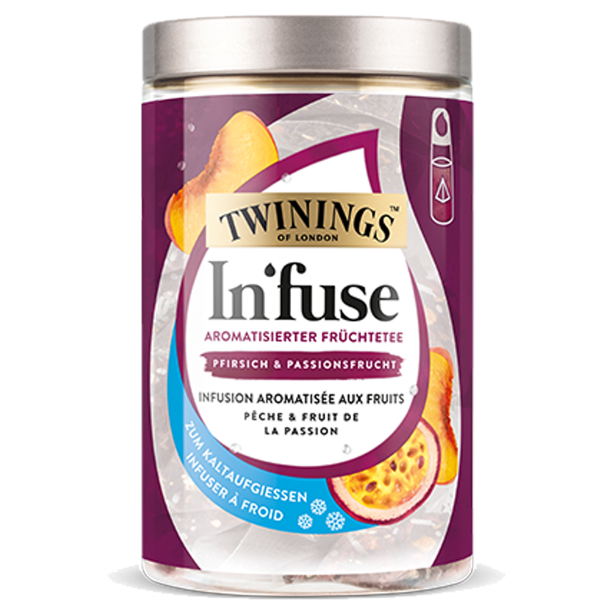 Twinings Infuse Pfirsich Passionsfrucht 12x 2.5 g