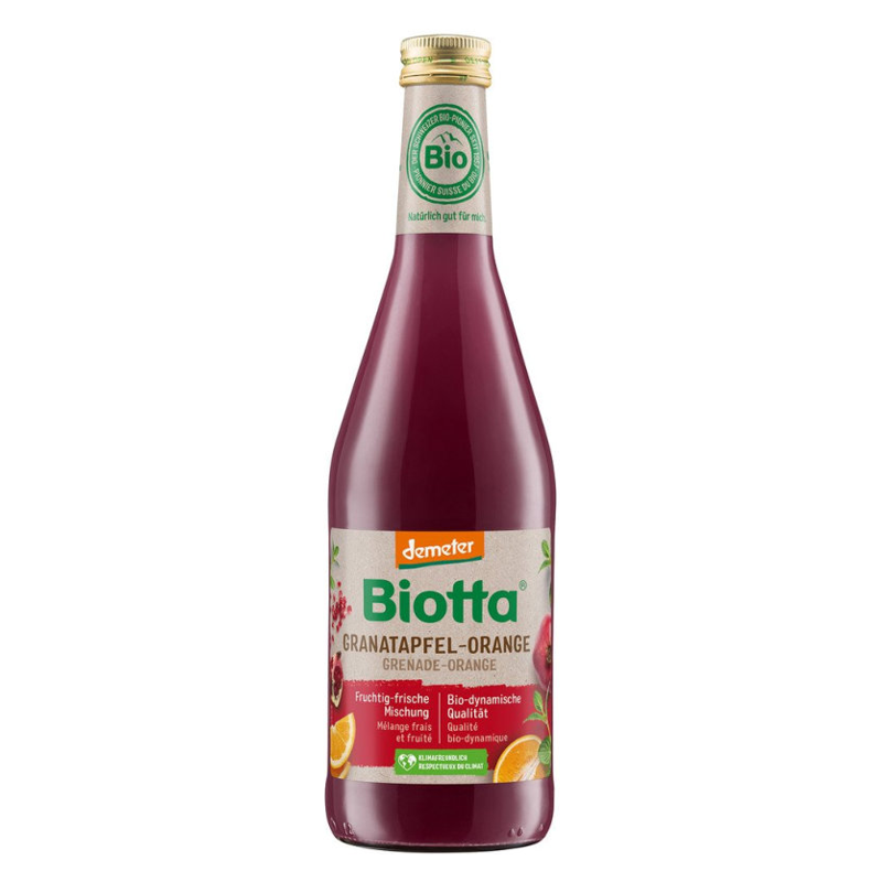 Biotta Granatapfel Orange Bio Demeter 6 Fl 5 dl