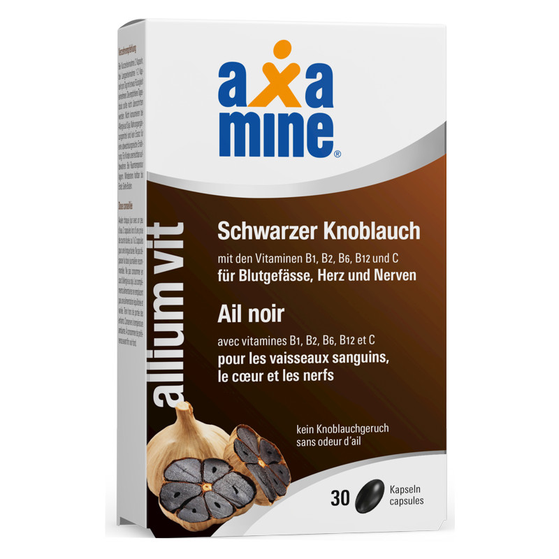 Axamine alliumVit Schwarzer Knoblauch 30 Kapseln