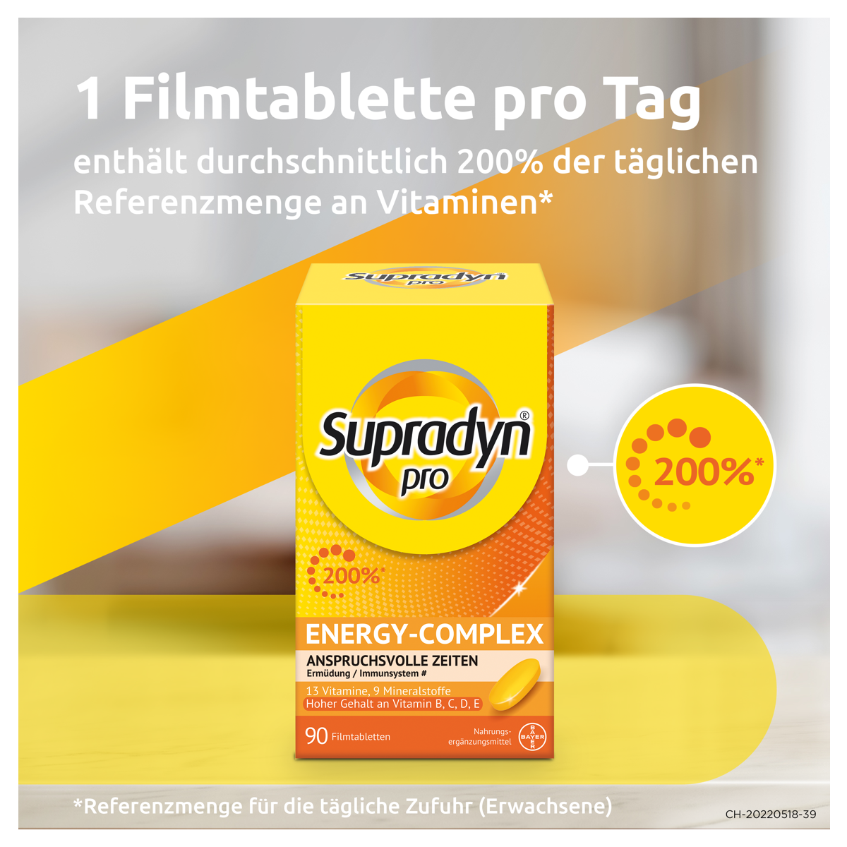 Supradyn pro energy-complex Filmtabletten Dose 90 Stück