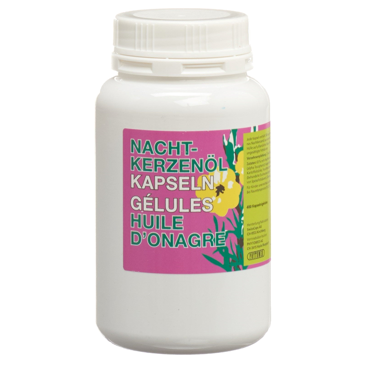 Phytomed Nachtkerzenöl Kapseln vegetabil Dose