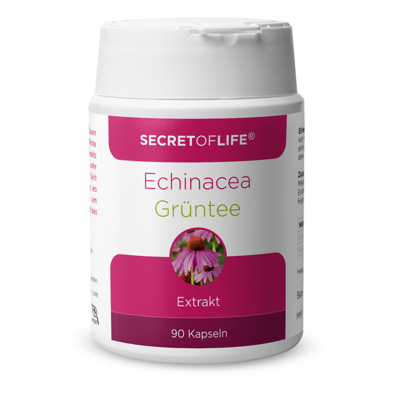 Secret of Life Echinacea & Grüntee Kapseln 90 Stück