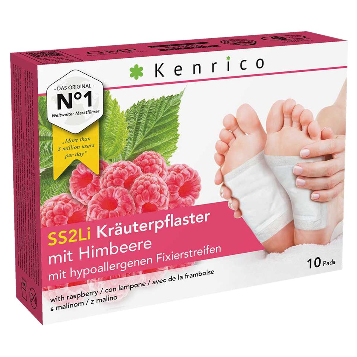 Kenrico Kräuterpflaster Himbeere 10 Stück