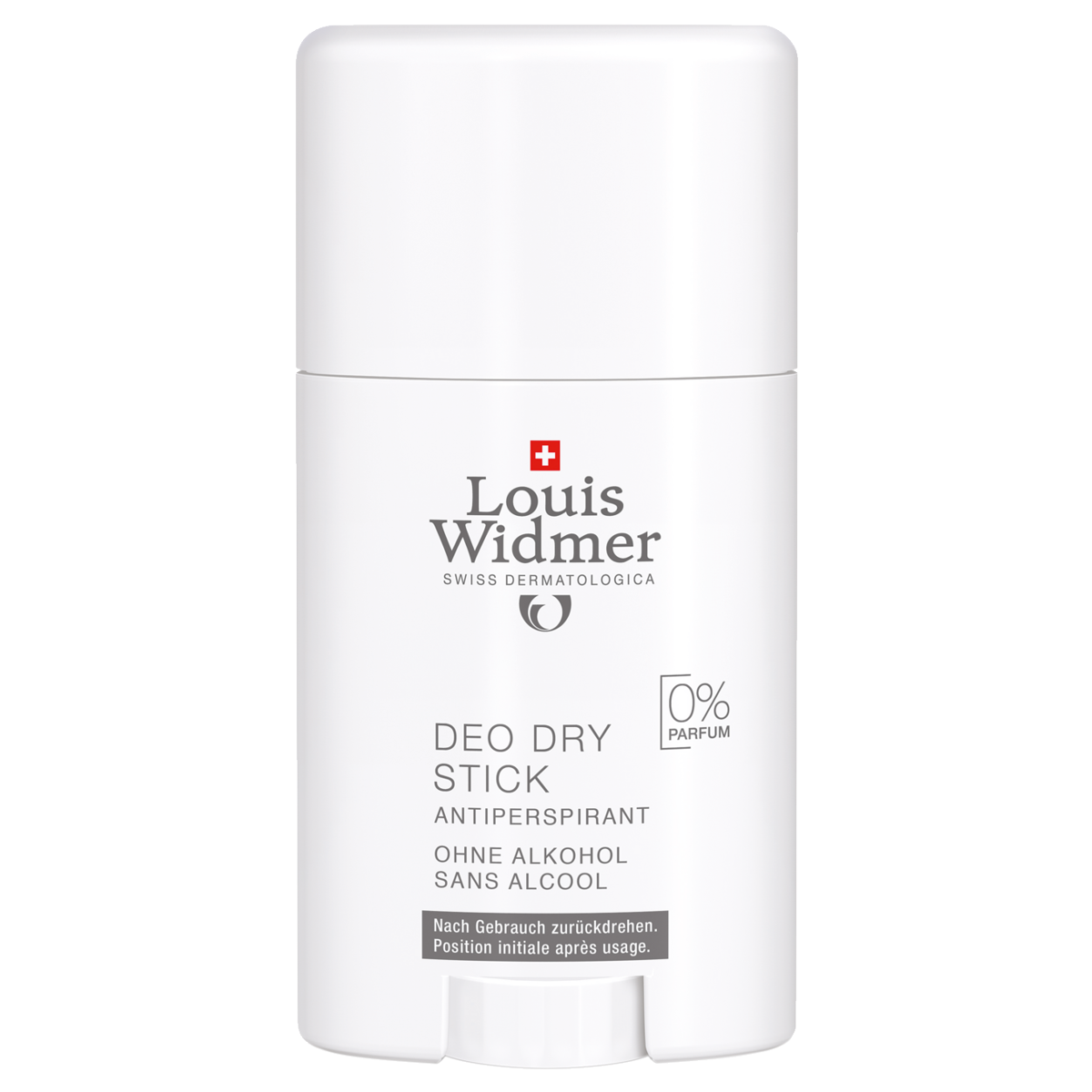 Louis Widmer Deo Dry Stick 50 ml ohne Parfum