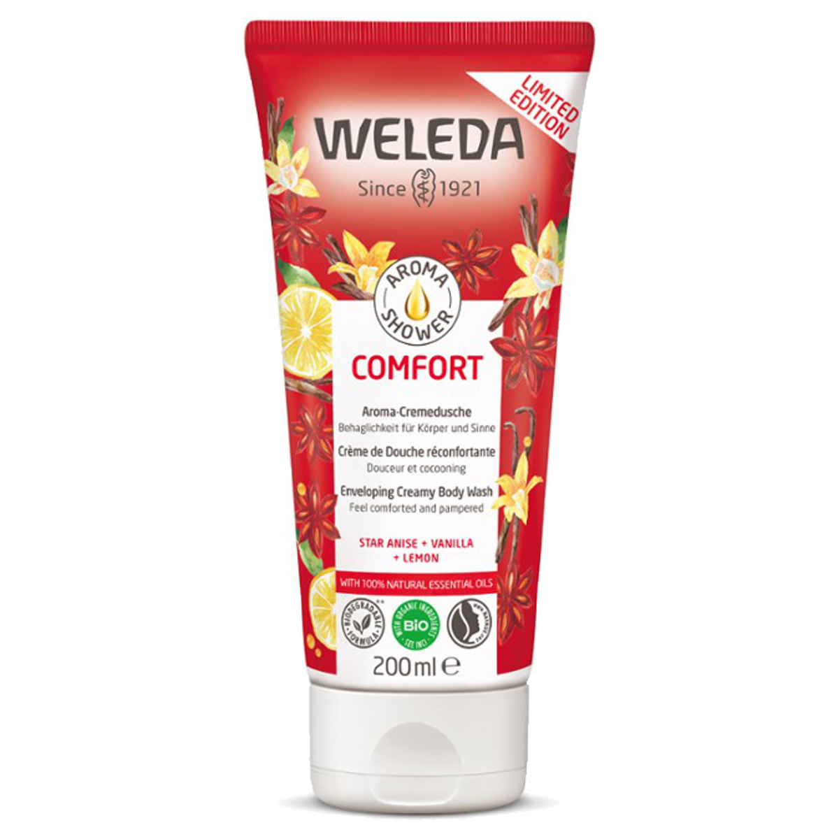 Weleda Aroma Shower Comfort Tube 200 ml