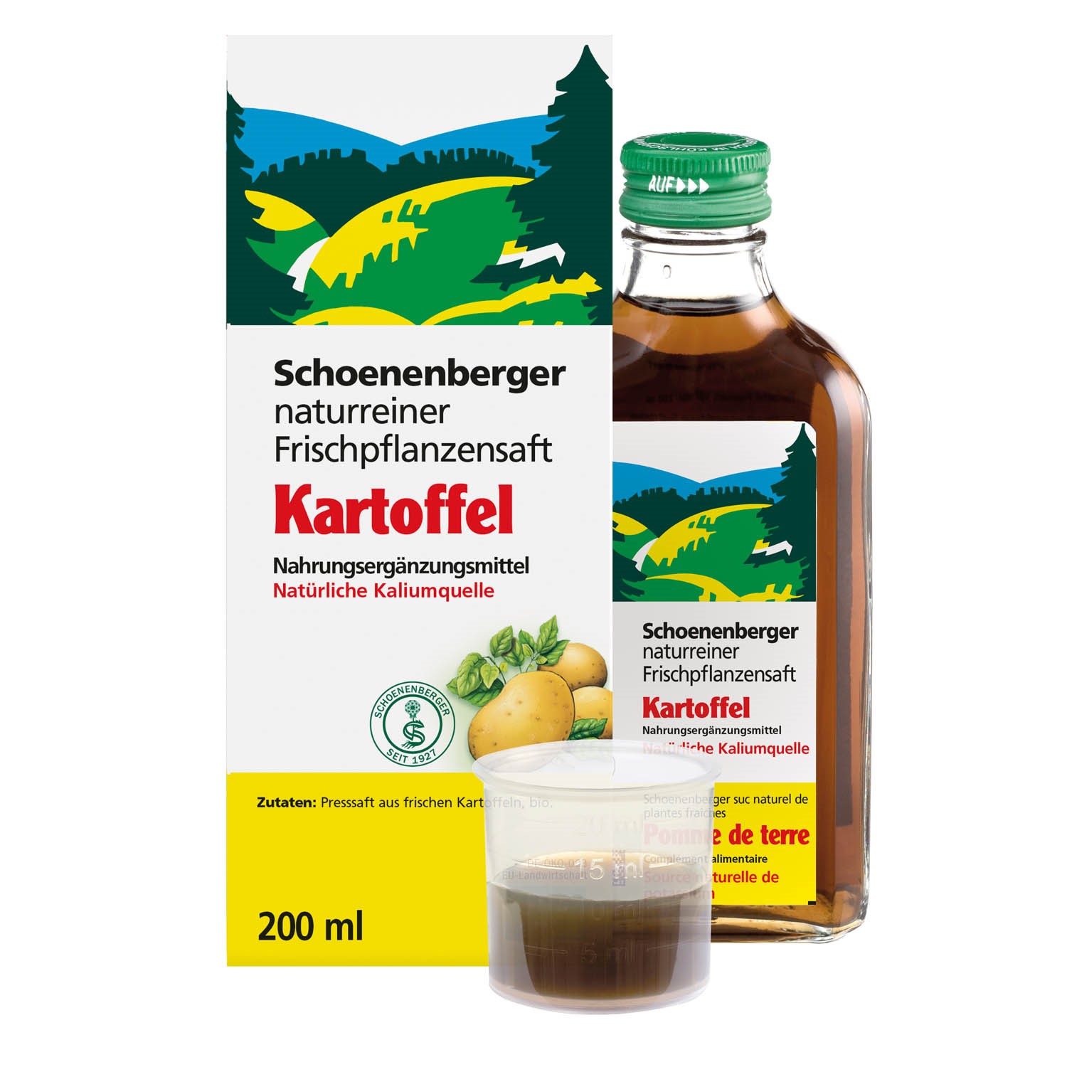 Schoenenberger Kartoffel naturreiner Frischpflanzensaft 200 ml