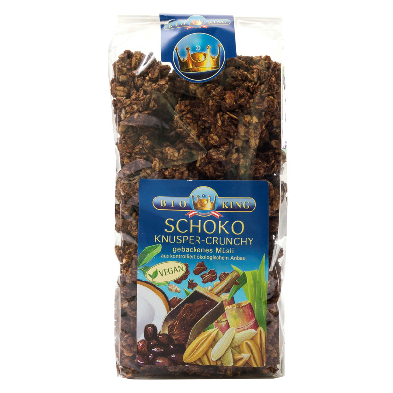 Bioking Schoko Knusper Crunchy 375 g