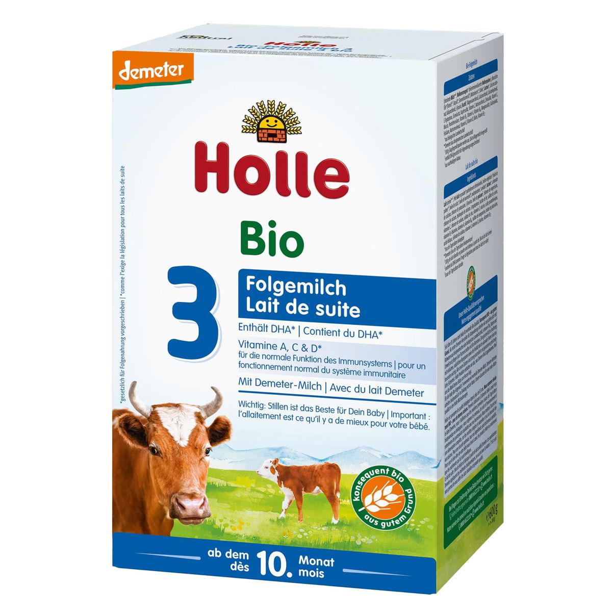 Holle Bio-Folgemilch 3 600 g