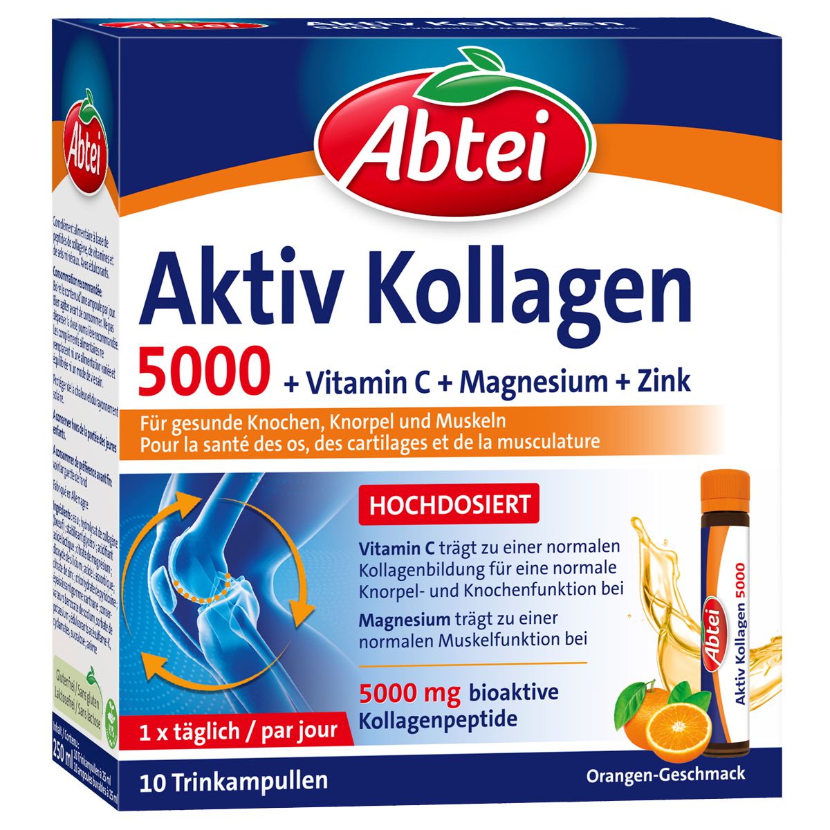 Abtei Aktiv Kollagen 5000 10 Trinkflaschen 25 ml