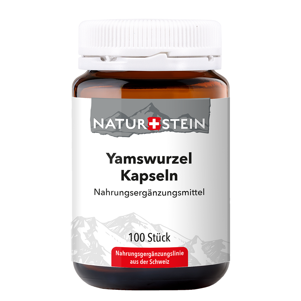 Naturstein Yamswurzel Kapseln 100 Stück