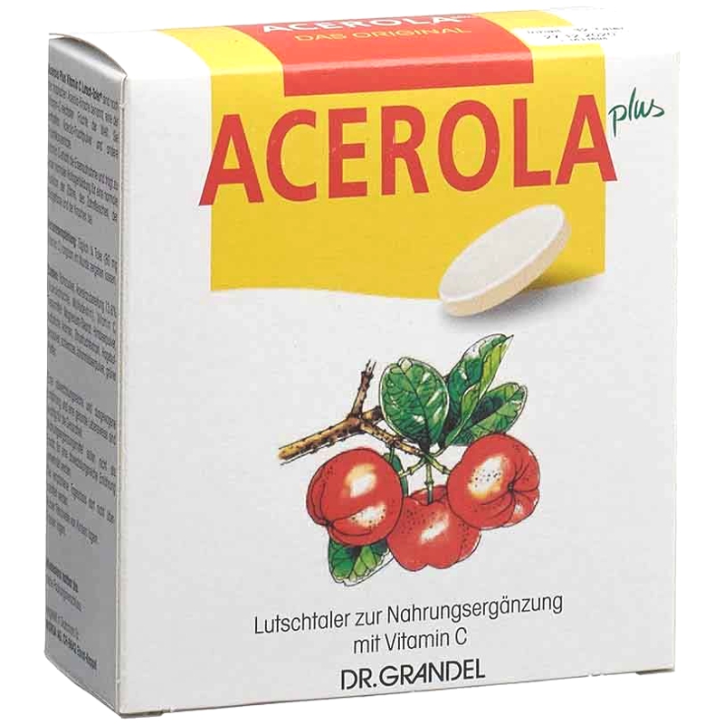 DR GRANDEL Acerola Plus Lutschtaler Vit C 32 Stück