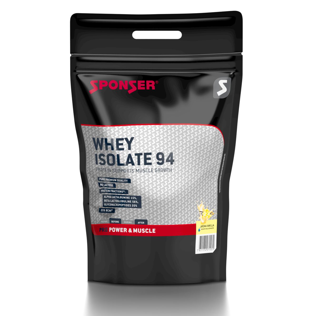 Sponser Whey Isolate 94 Vanilla Beutel 1500 g