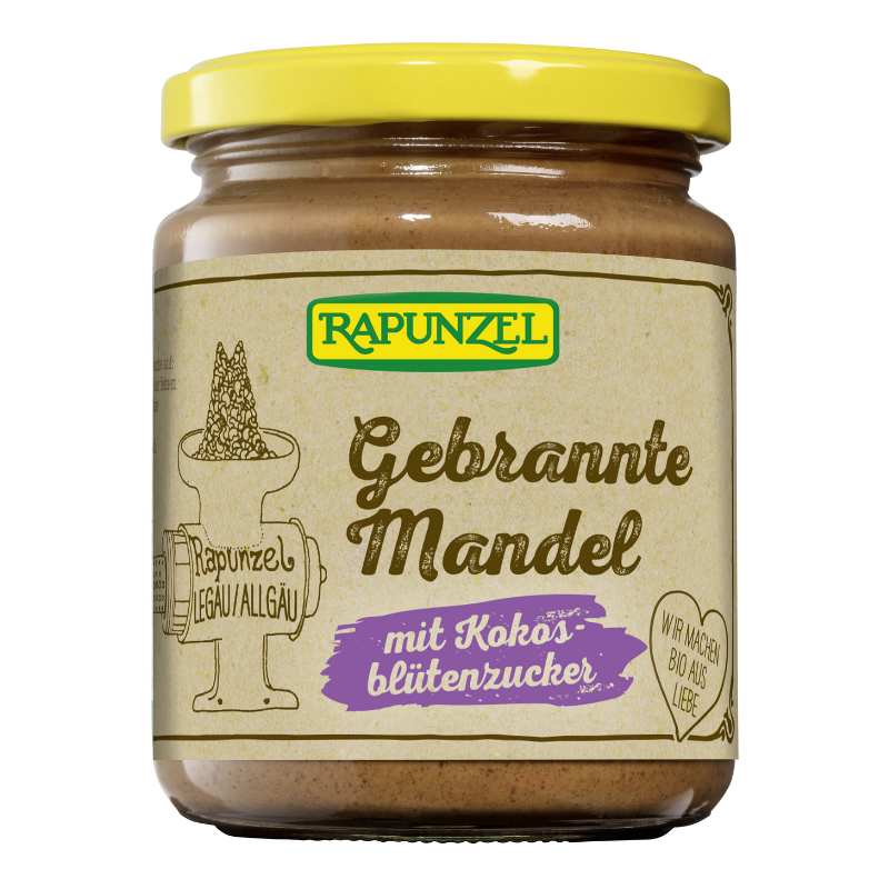 RAPUNZEL Creme gebrannte Mandel Kokosblütenzucker 250 g