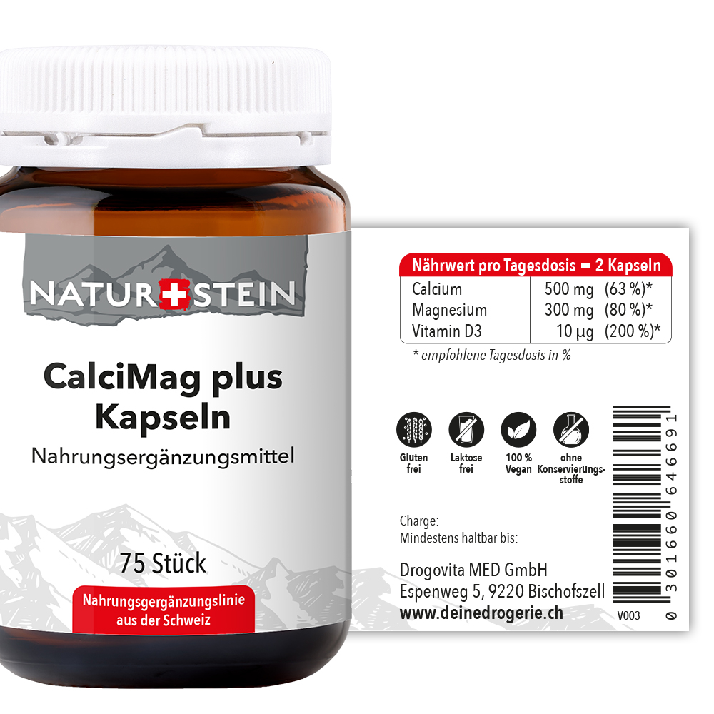 Naturstein Calci/Mag plus Kapseln 75 Stück