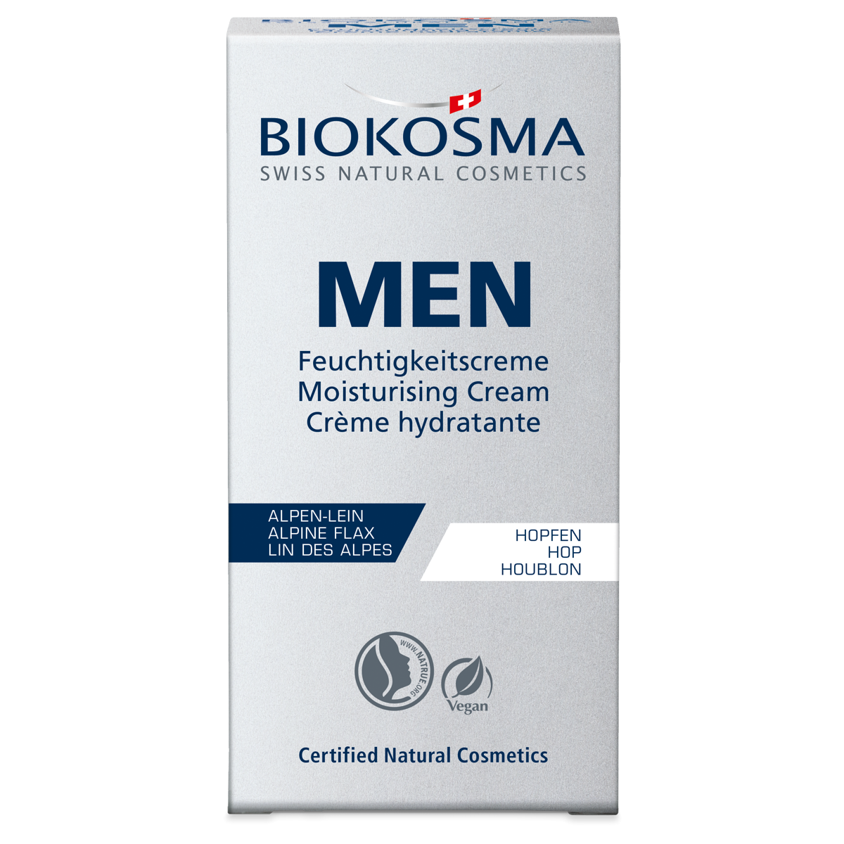 Biokosma Men Feuchtigkeitscreme Dispender 50 ml