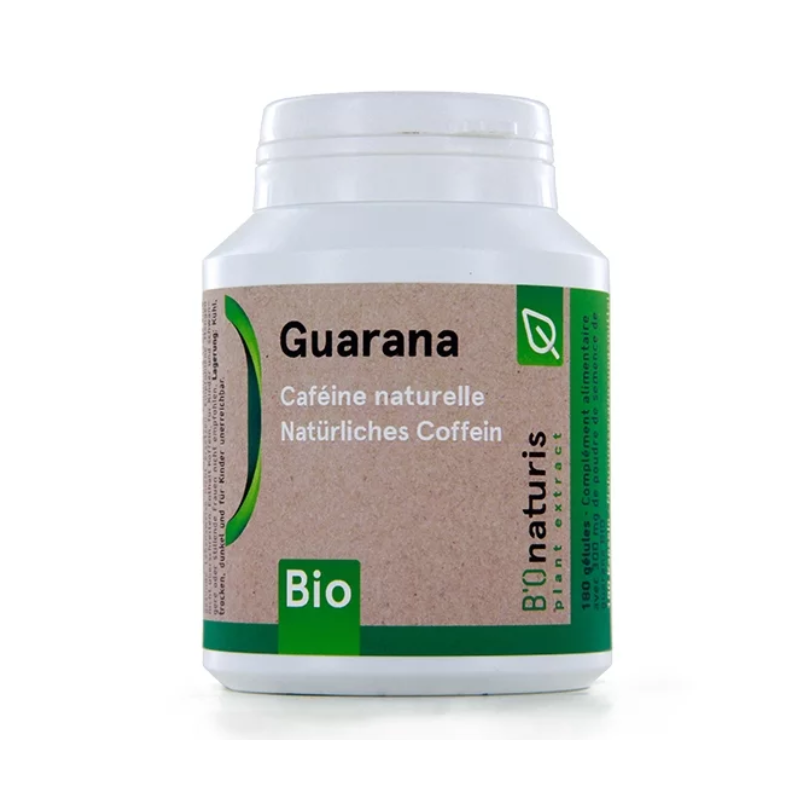 Bionaturis Guarana Kapseln Bio 350 mg 180 Stück