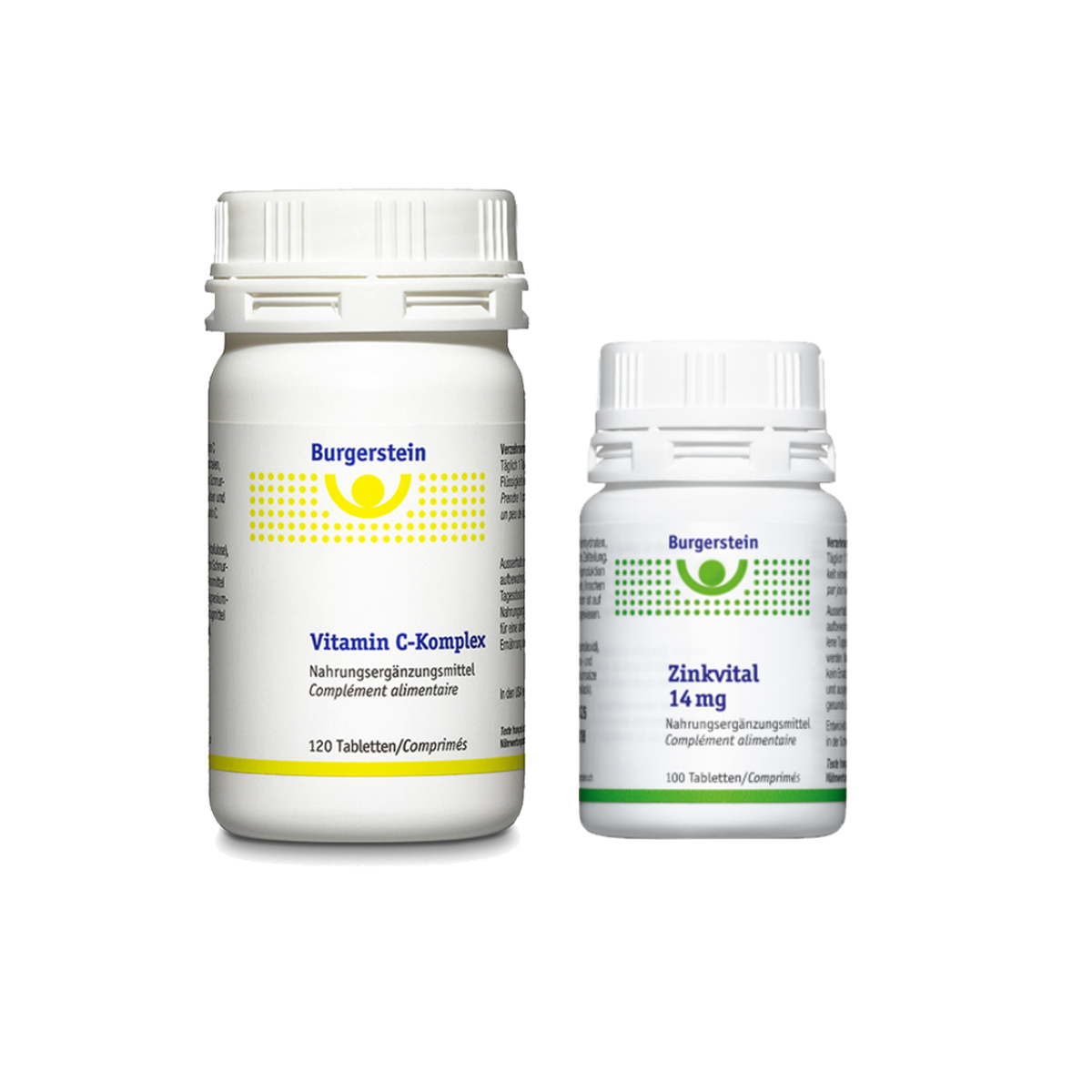 Burgerstein Vitamin C Komplex und Zinkvital für das Immunsystem