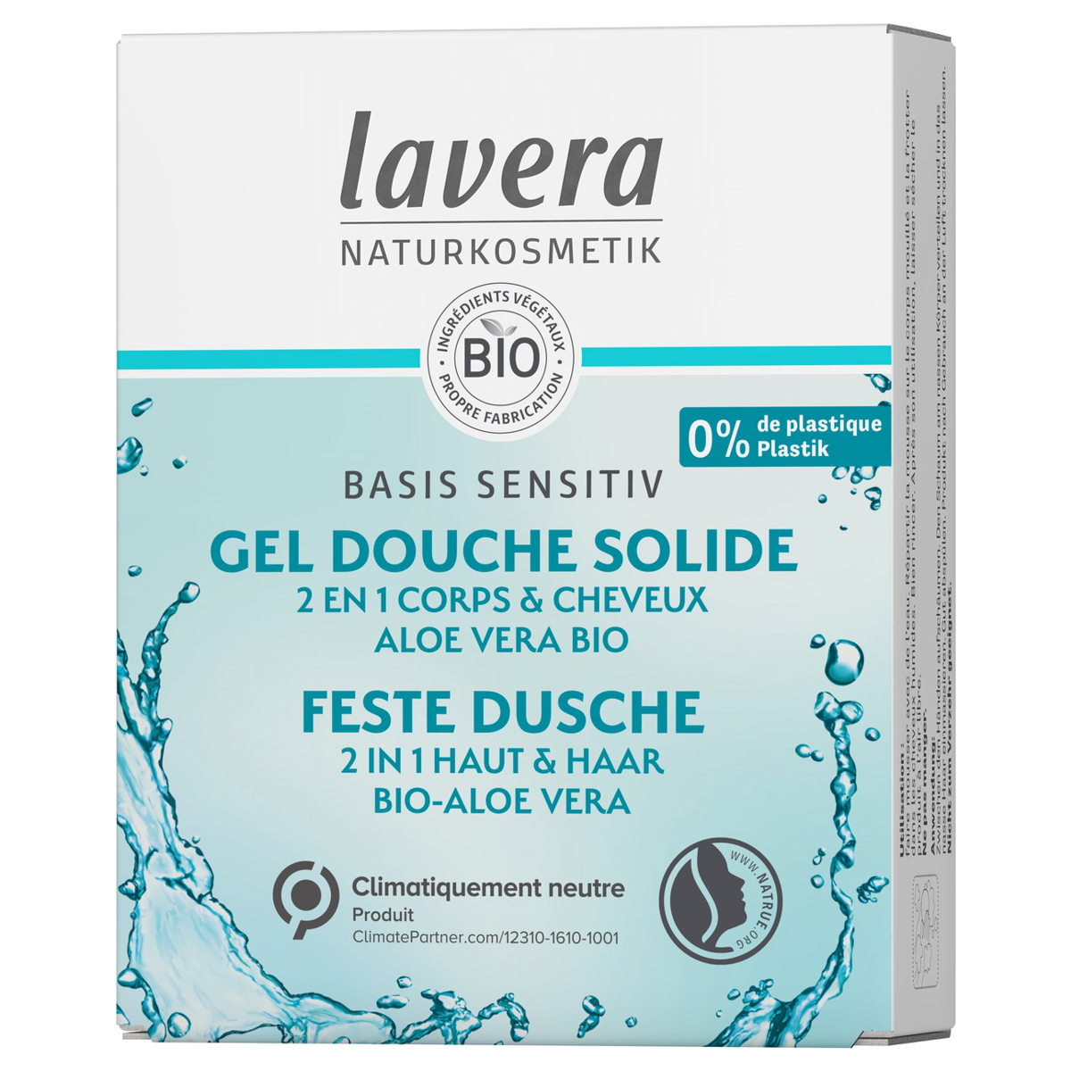 Lavera Feste Dusche Haut & Haar basis sensitiv 50 g