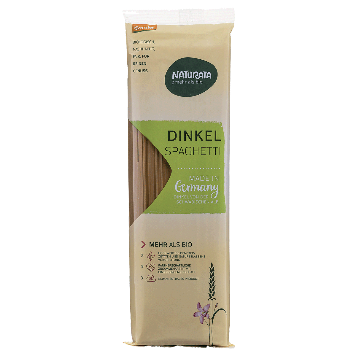 Naturata Spaghetti Dinkel hell 500 g