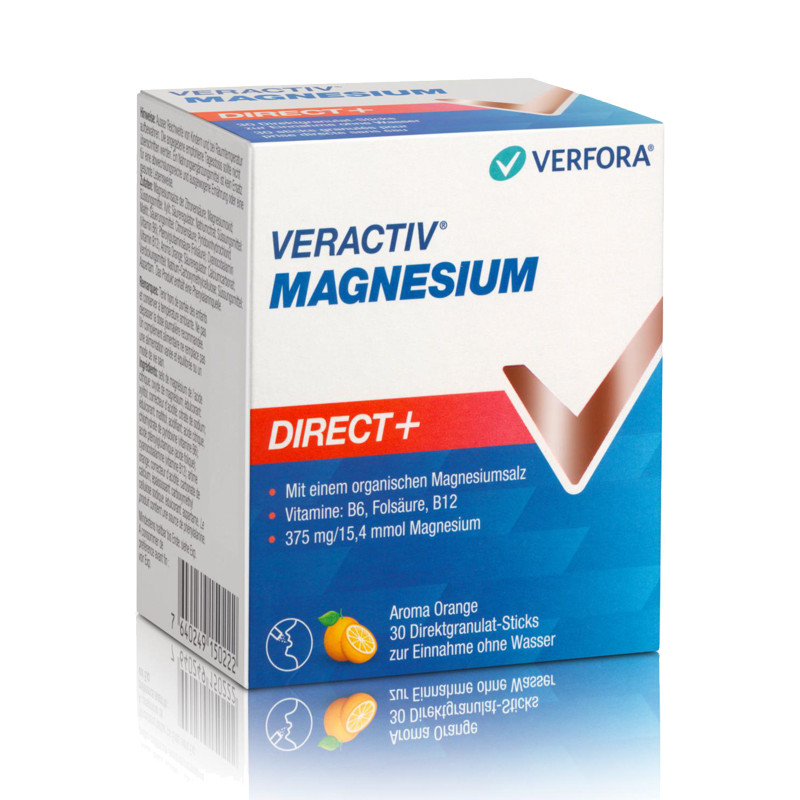 Veractiv Magnesium Direct+ Stick 30 Stück