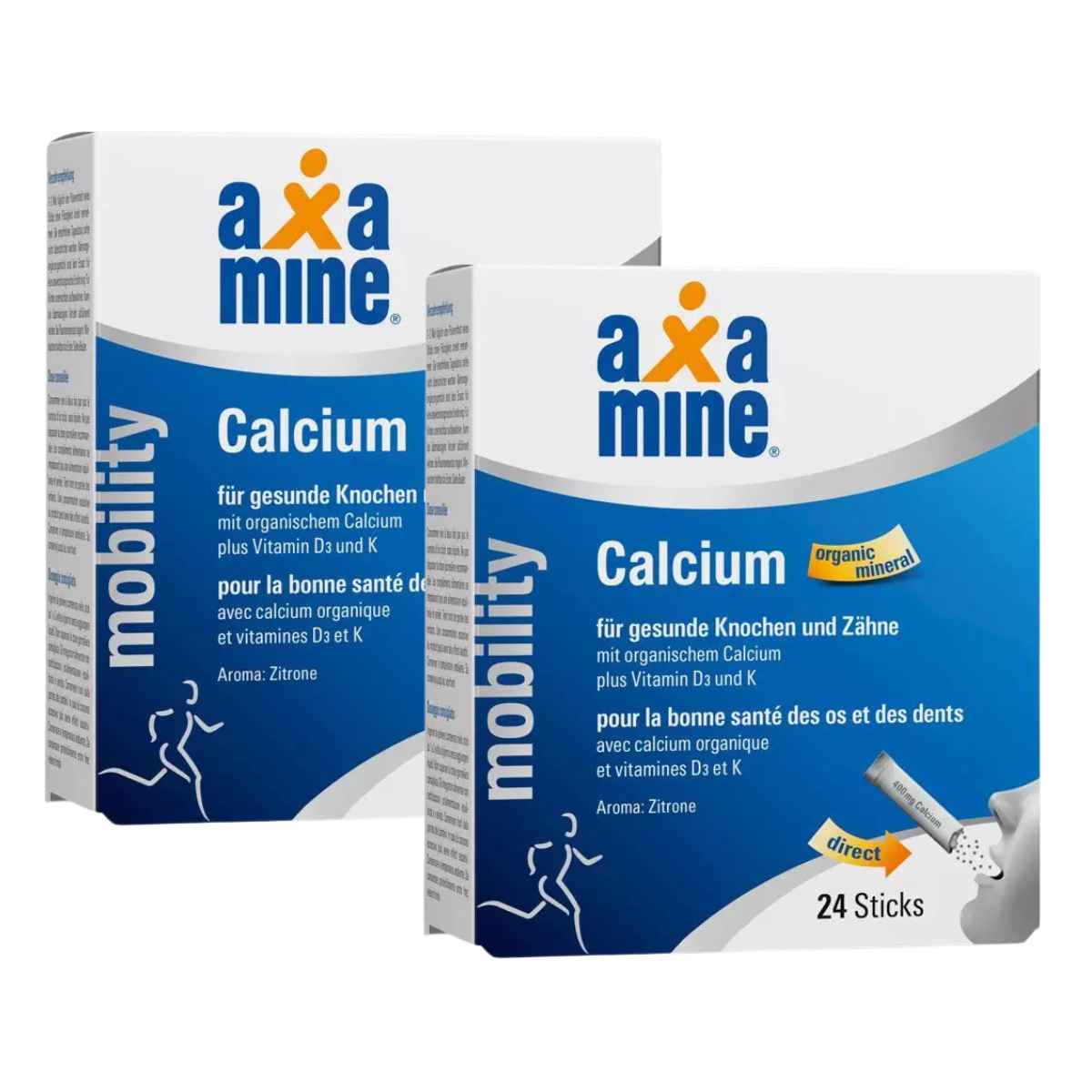 Axamine Calcium Sticks 2x 24 Stück