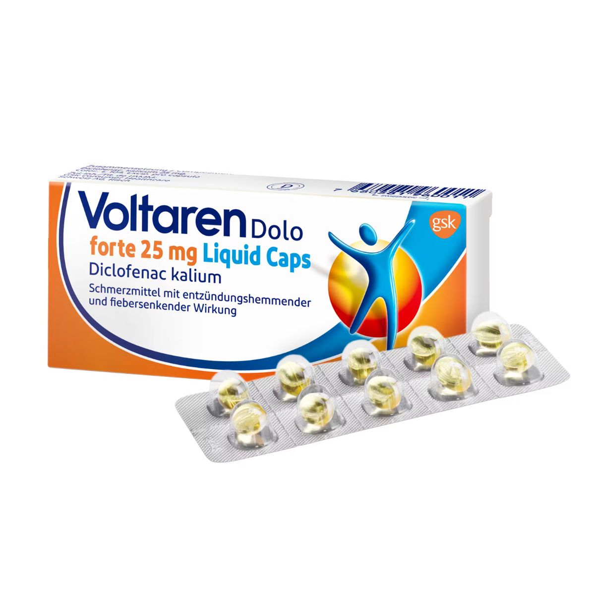 VOLTAREN Dolo forte 25 mg Liquid Caps 10 Stück