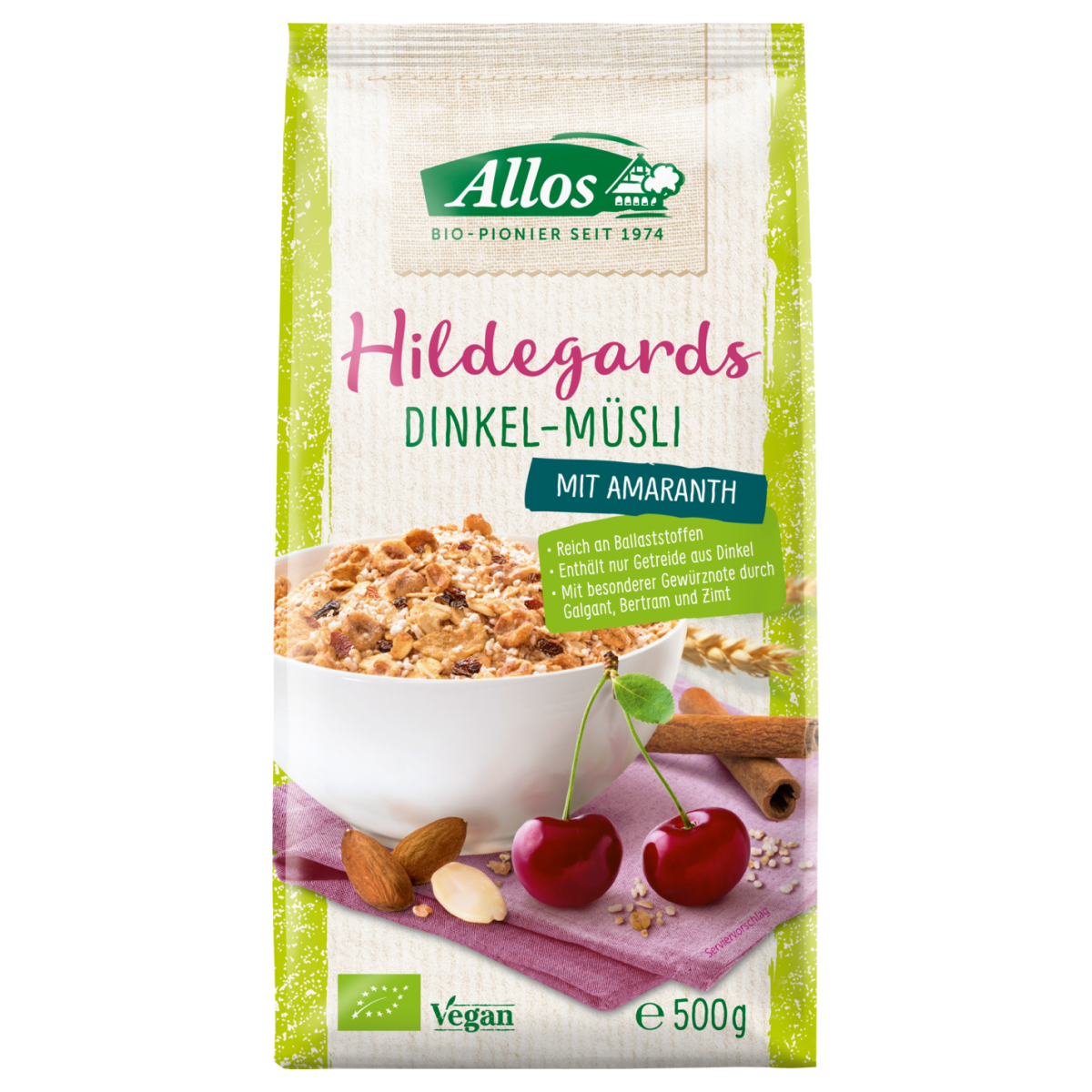 ALLOS Dinkel Hof-Müesli Hildegards Bio 500 g