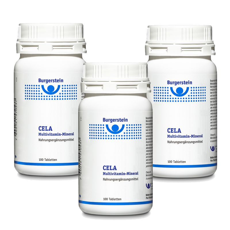 Burgerstein Cela Multivitamin Mineral 3x 100 Tabletten