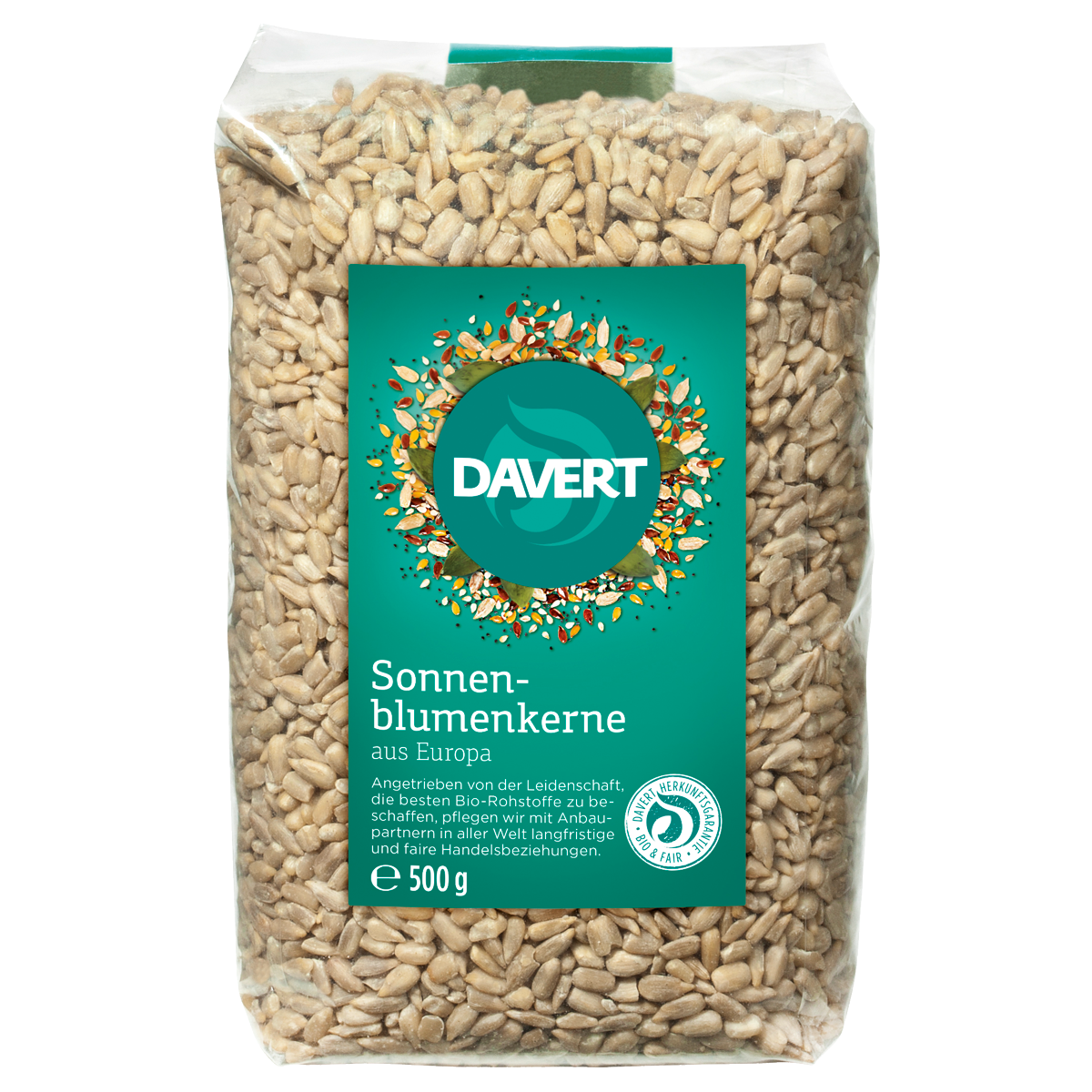 Davert Sonnenblumenkerne aus Europa 500 g