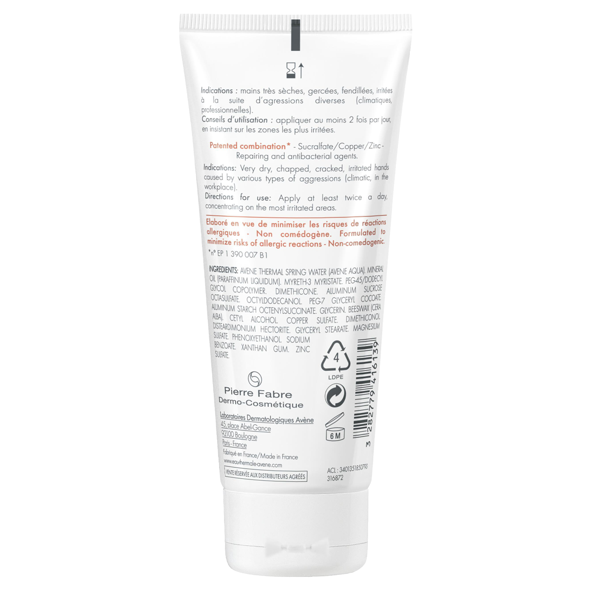 Avène Cicalfate Handcreme 100 ml