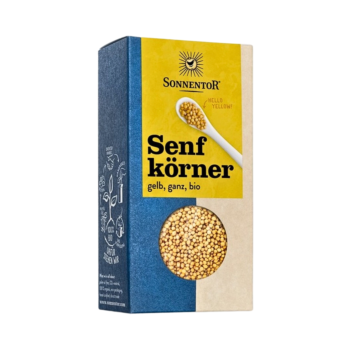 Sonnentor Senfkörner gelb ganz BIO 120 g