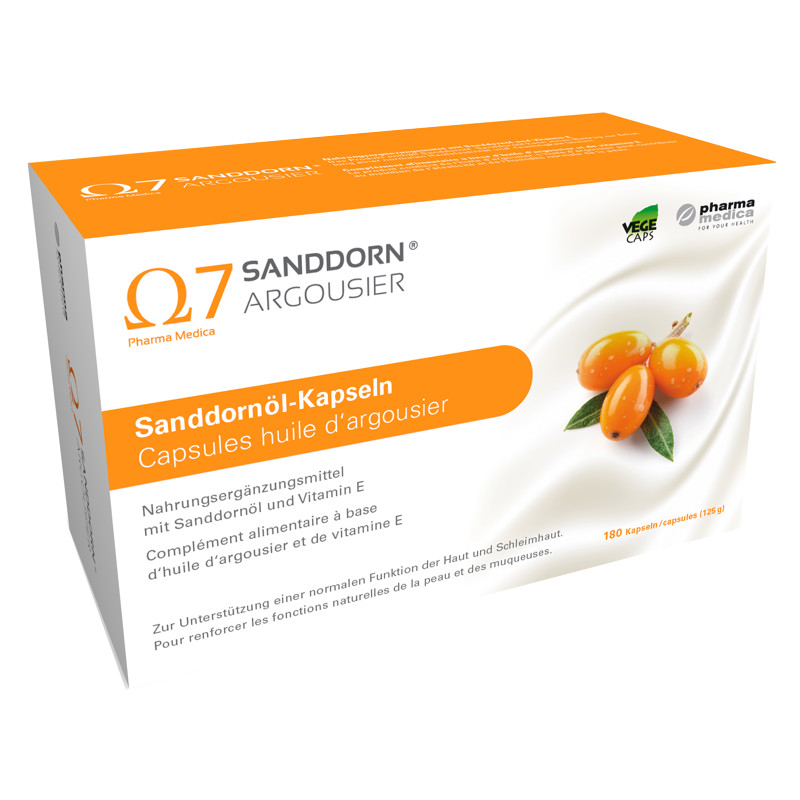 Sanddorn Argousier Sanddornöl Kapseln 180 Stück