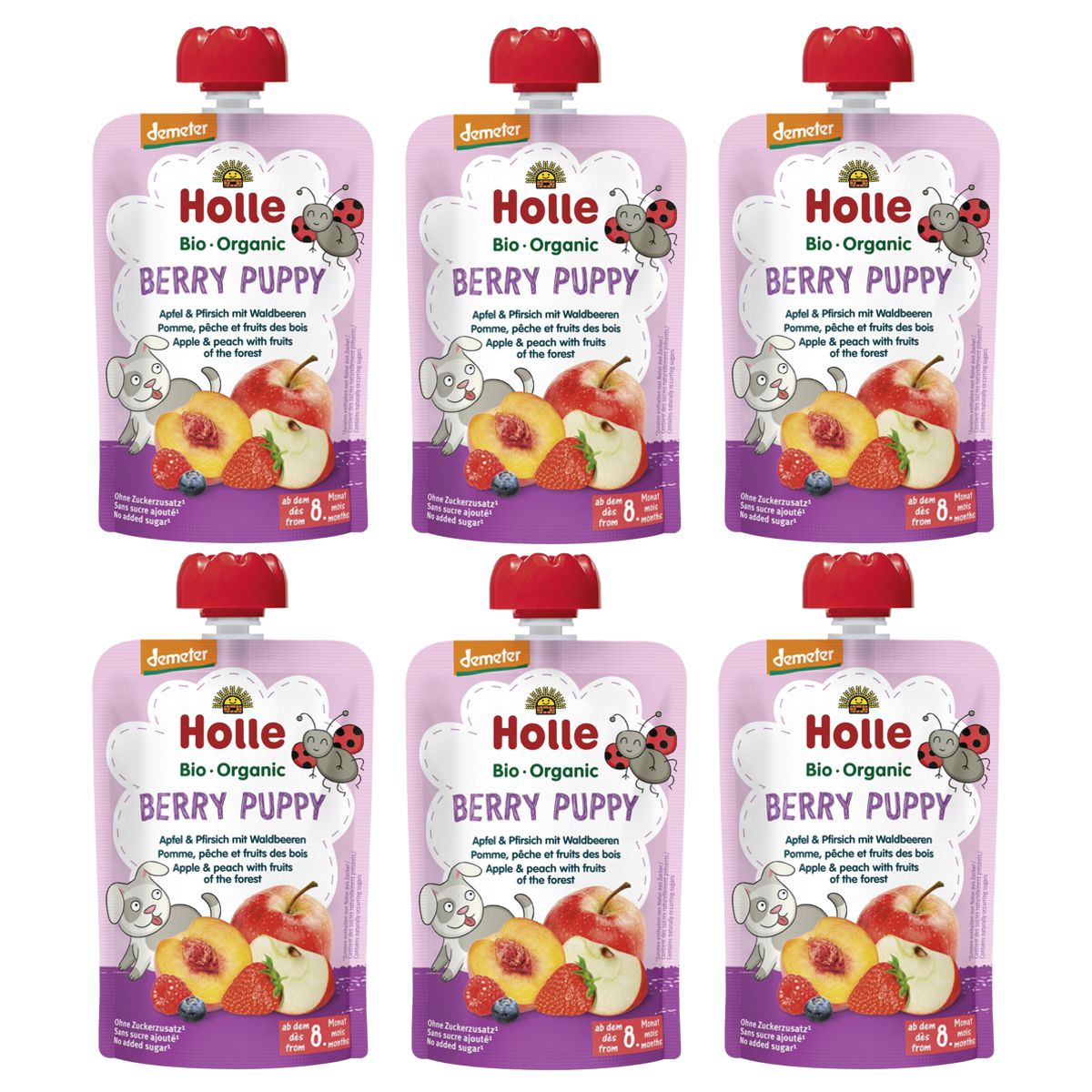 Holle Berry Puppy Pouchy 6x 100 g