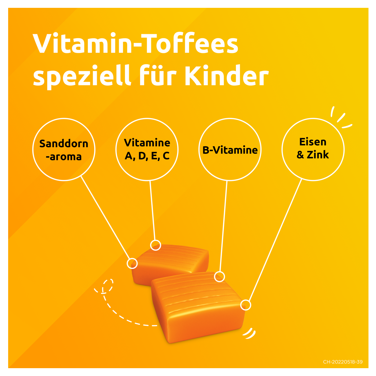 Supradyn junior Immuno Toffees Beutel 3x 120 Stück