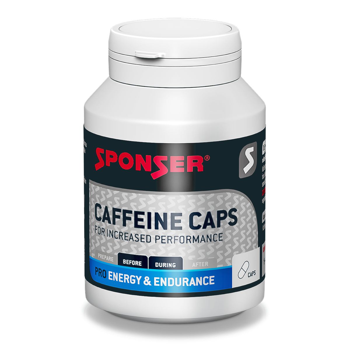 Sponser Caffeine Kapseln Dose 90 Stück