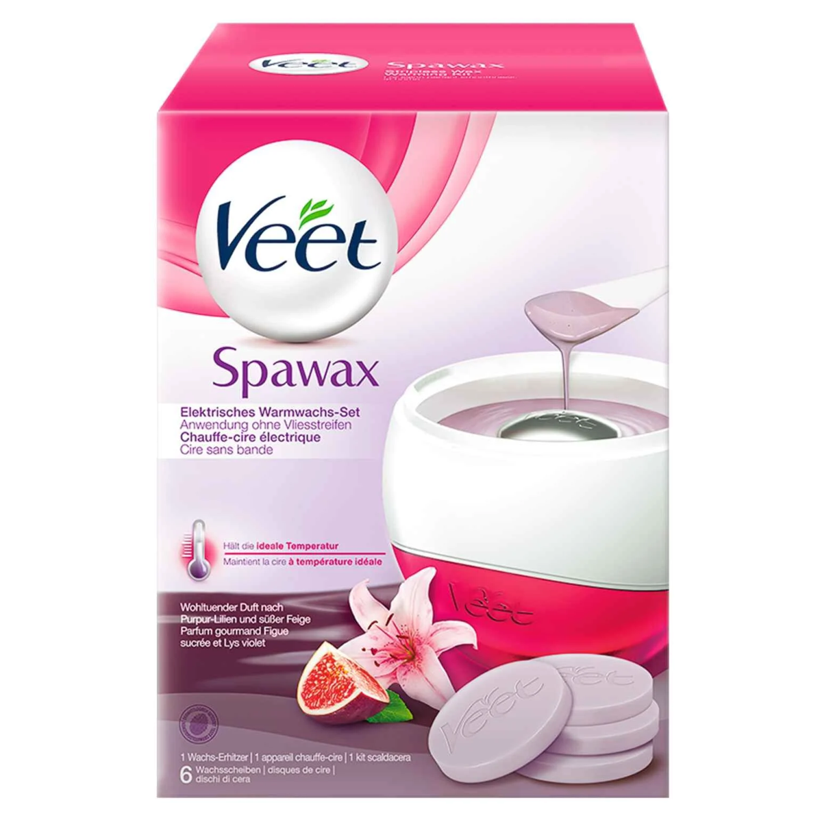 Veet Spawax Elektrisches Warmwachs-Set