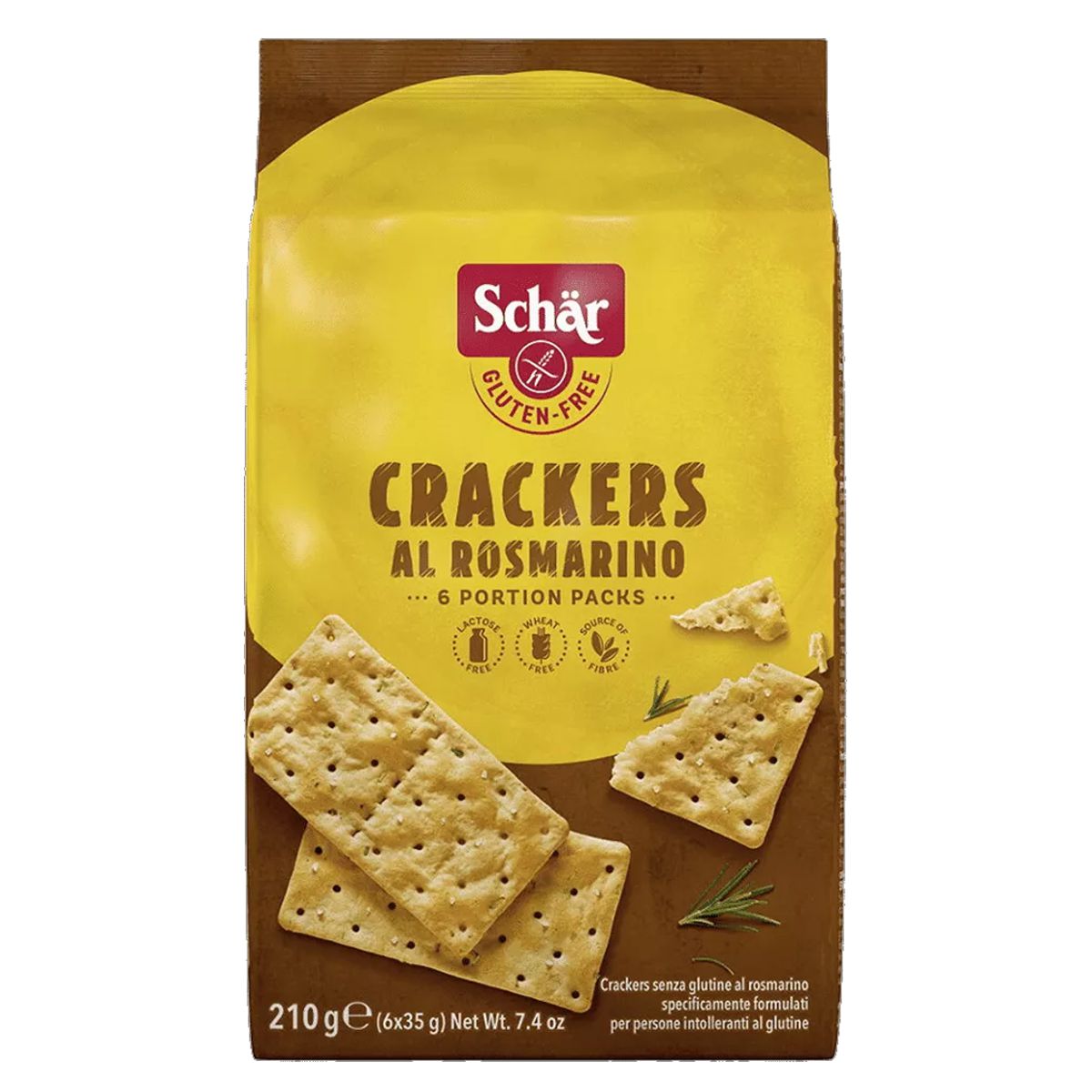 Schär Crackers al rosmarino glutenfrei 210 g