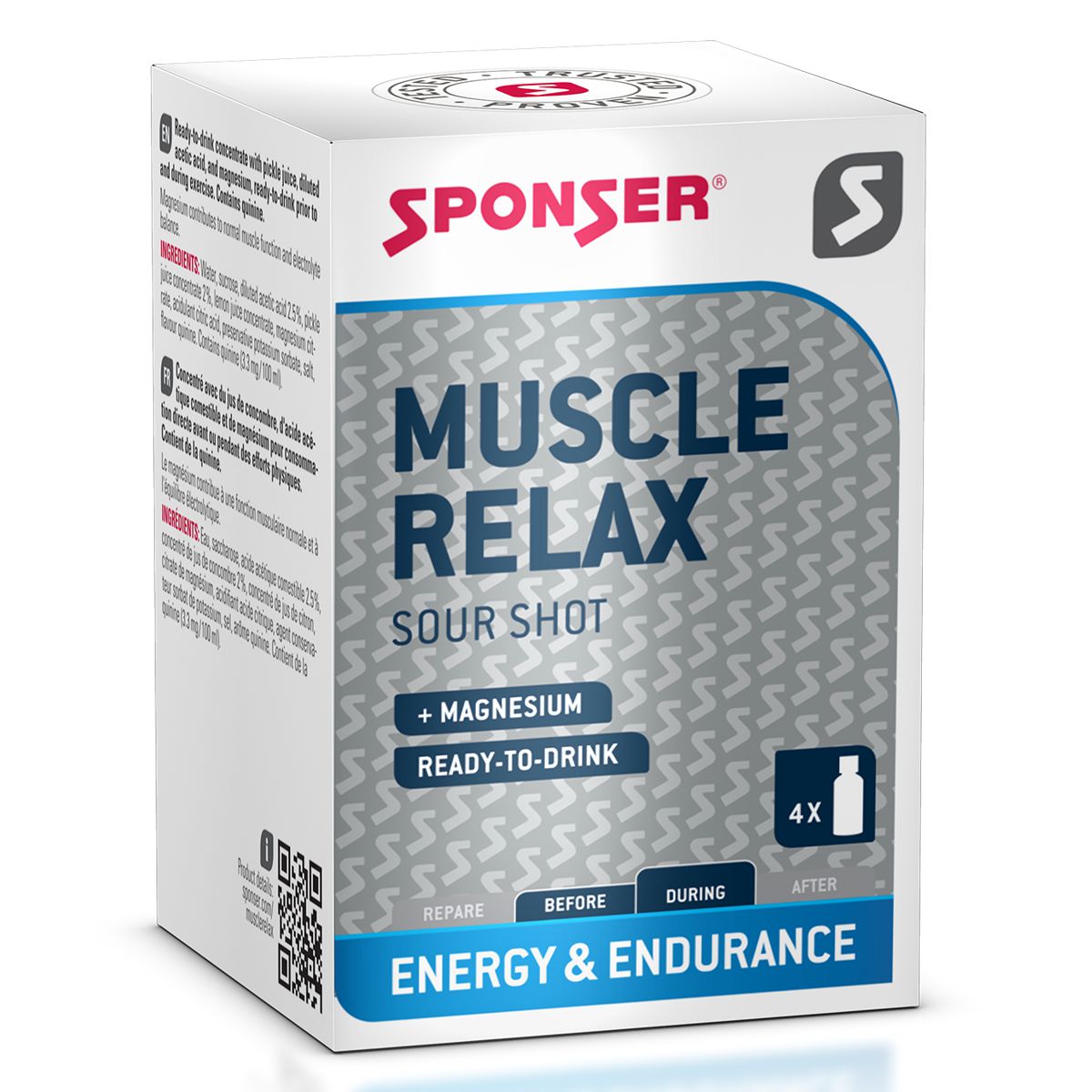 Sponser Muscle Relax 4 Flaschen 30 ml