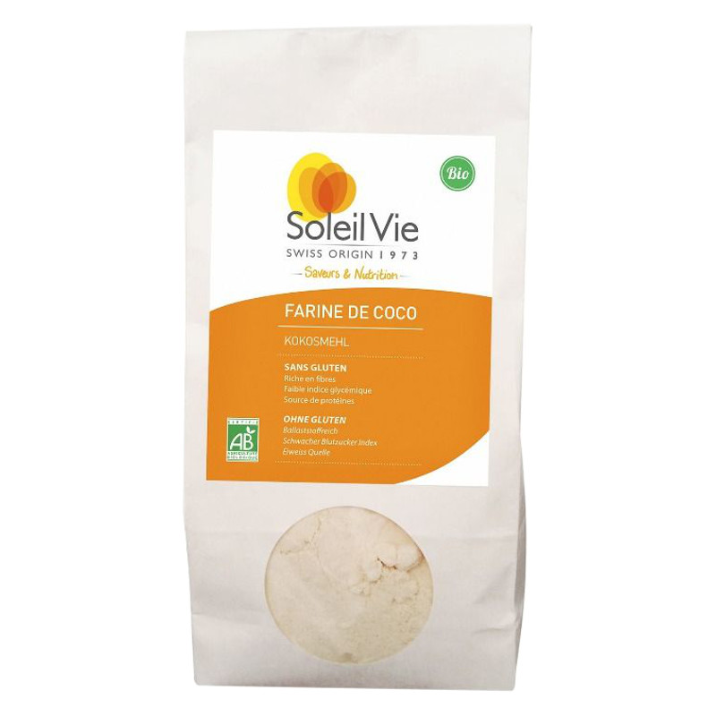 Soleil Vie Kokosmehl Bio ohne Gluten 400 g