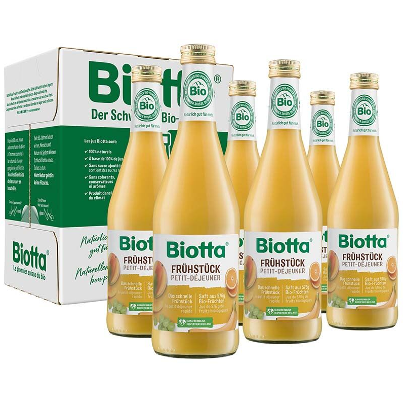 Biotta Frühstück Bio 6 Fl 5 dl