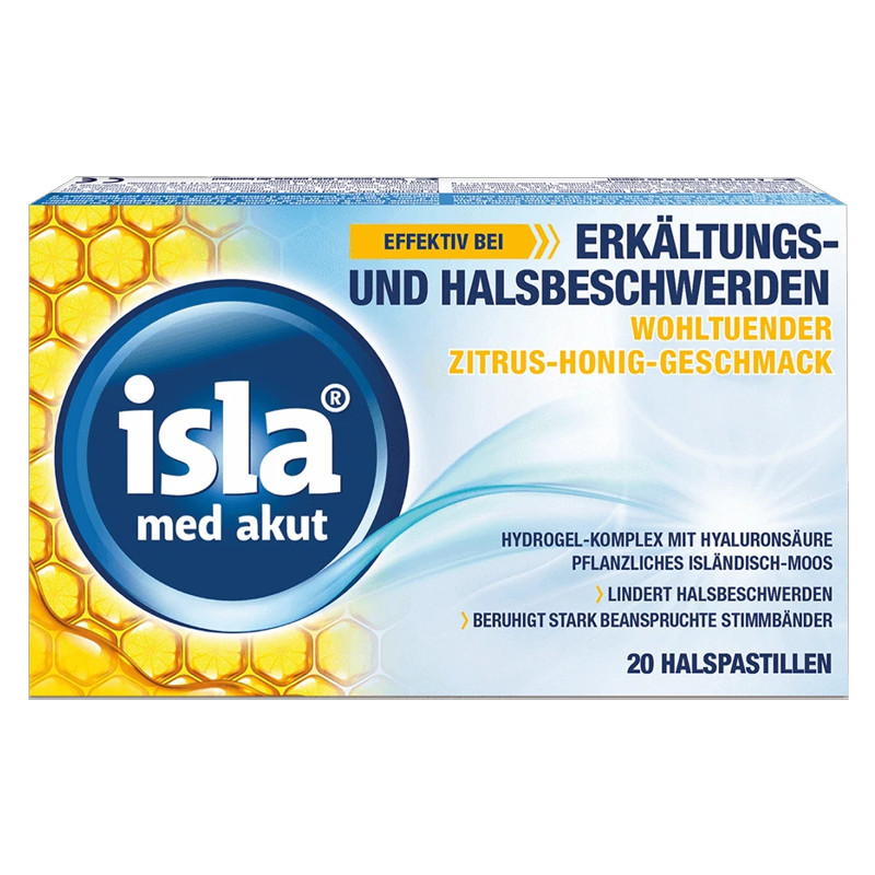 Isla Med Akut Pastillen 20 Stück