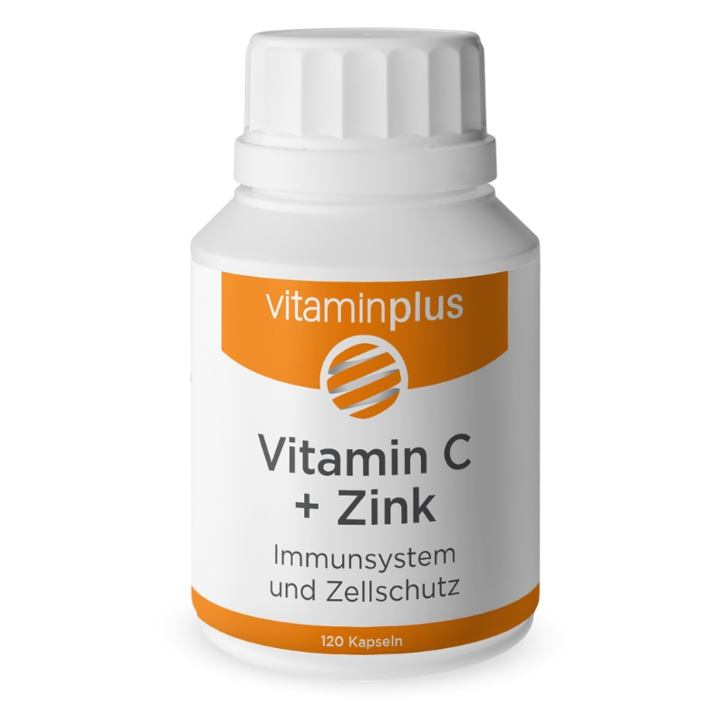 Vitaminplus Vitamin C + Zink Kapseln 120 Stück