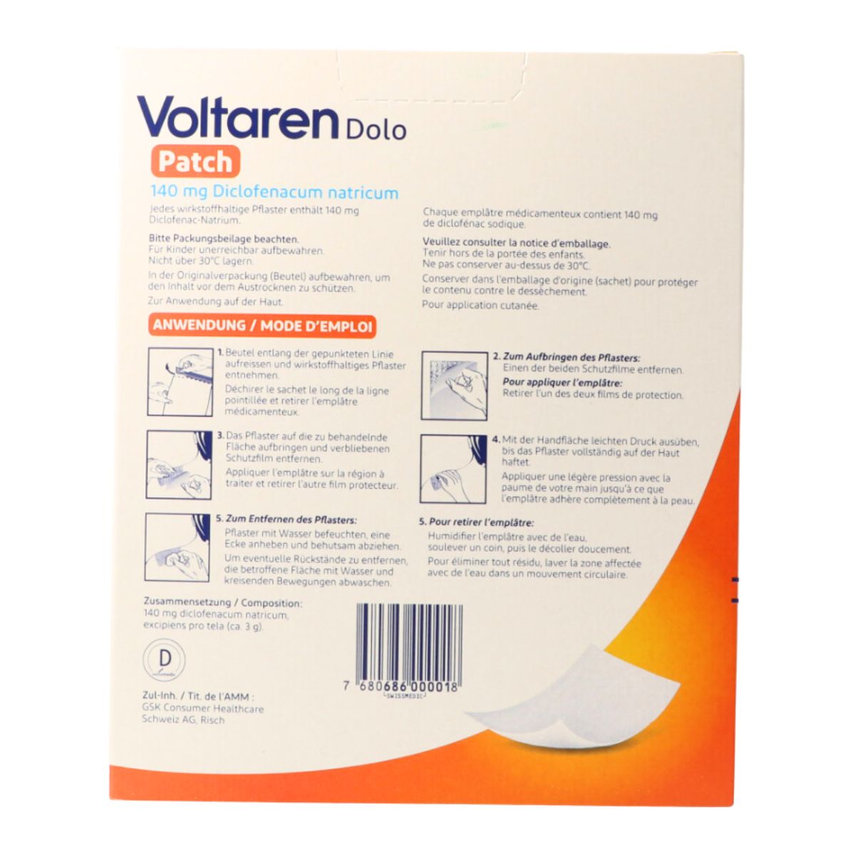 VOLTAREN Dolo Patch Pflaster 140 mg