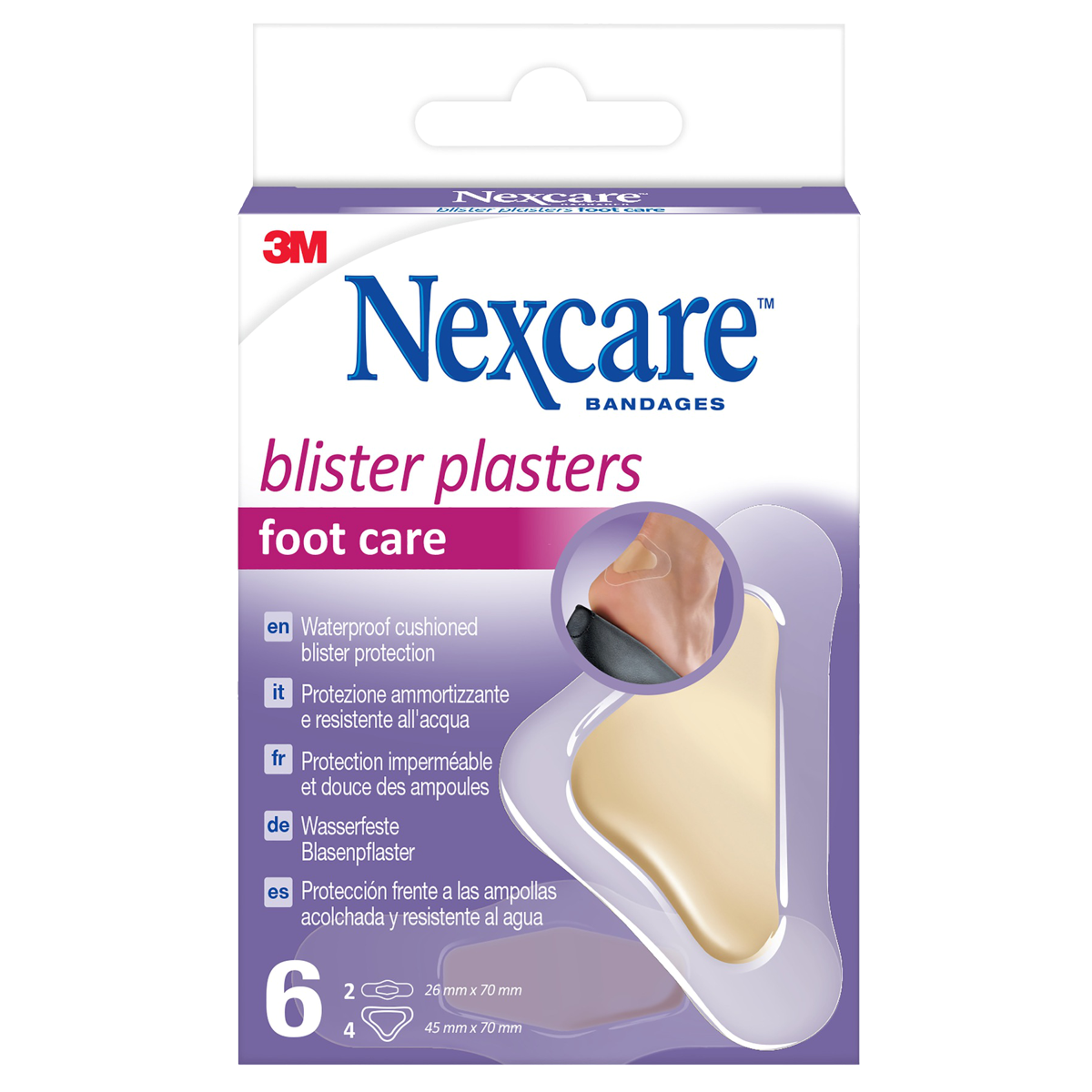 3M NEXCARE Blasenpflaster 2 Grössen 6 Stück