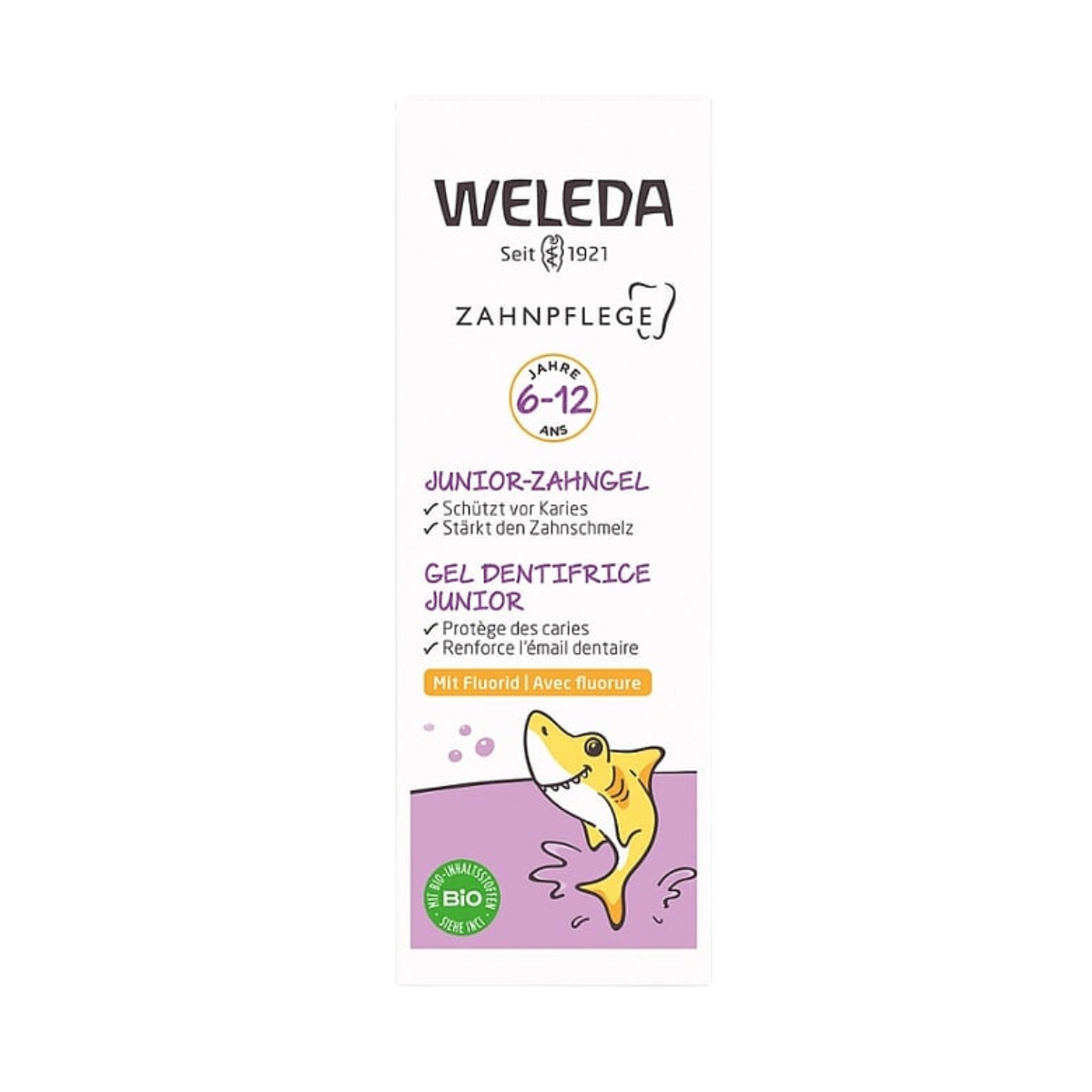 Weleda Zahngel Junior mit Fluorid 50 ml