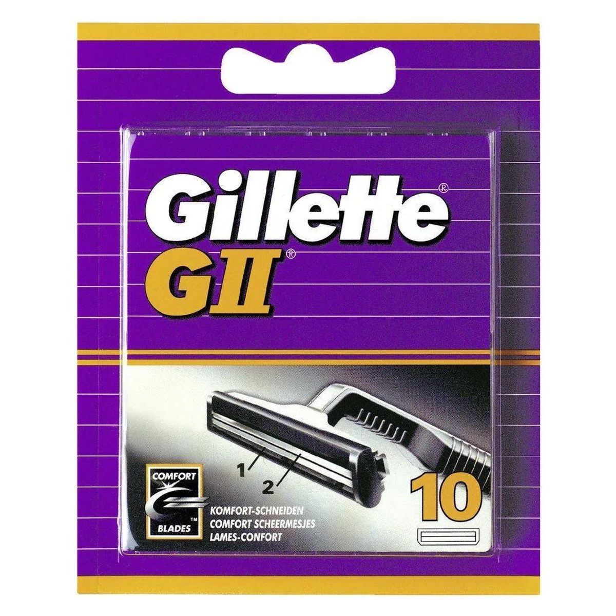 GILLETTE GII Ersatzklingen 10 Stück