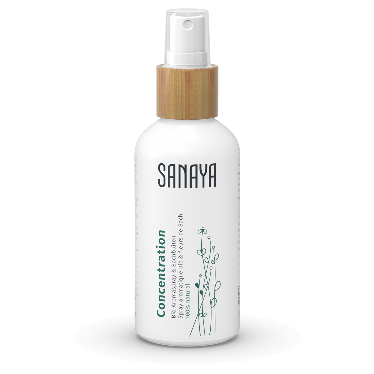 Sanaya Aroma & Bachblüten Spray Concentration Bio 100 ml