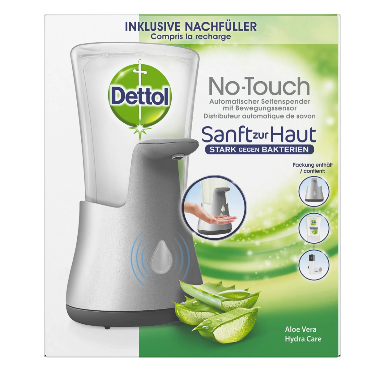 DETTOL No-Touch Automatischer Seifenspender Aloe Vera 250 ml